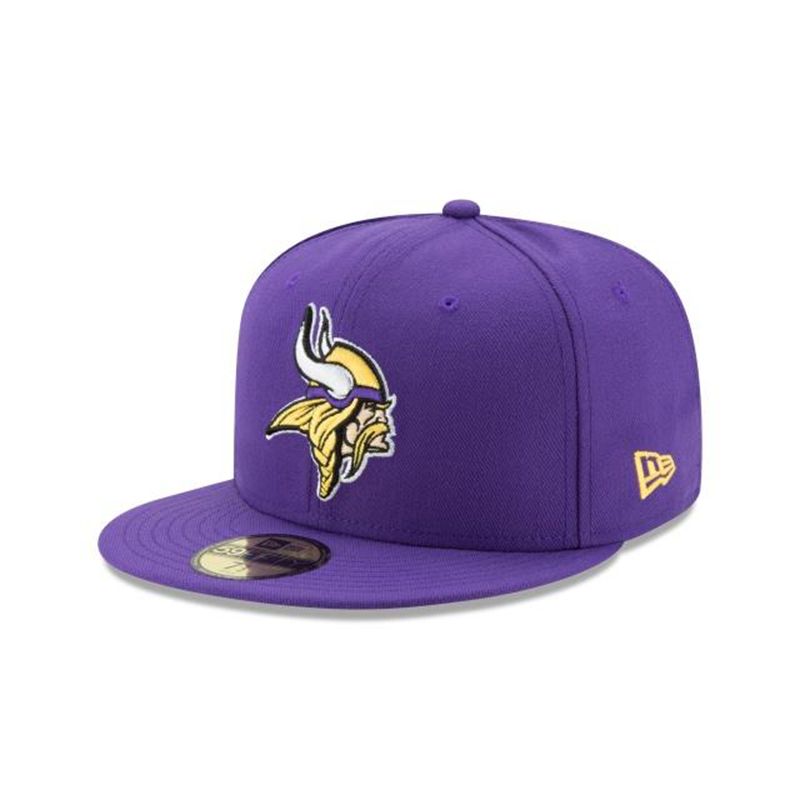 NFL Minnesota Vikings 59Fifty Fitted (ANU4824) - Purple New Era Caps